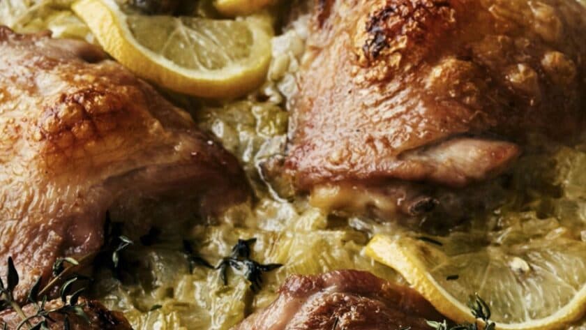 Ina Garten's Easy Lemon Chicken Thighs: Crispy Skin & Juicy Meat