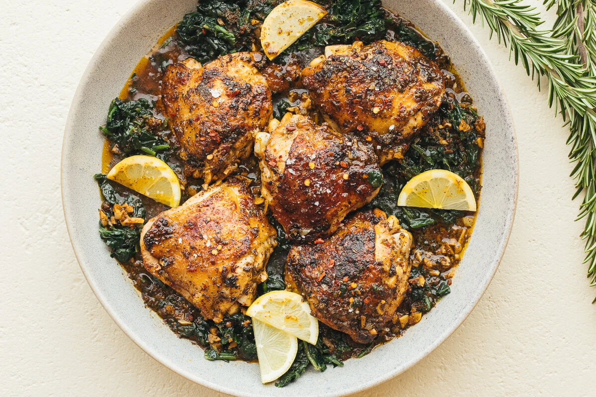 One-Pan Lemon Garlic Chicken Thighs: Easy Weeknight Dinner Recipe